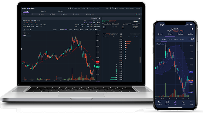 Trading cryptocurrency on bettervestrade mobile and web platforms